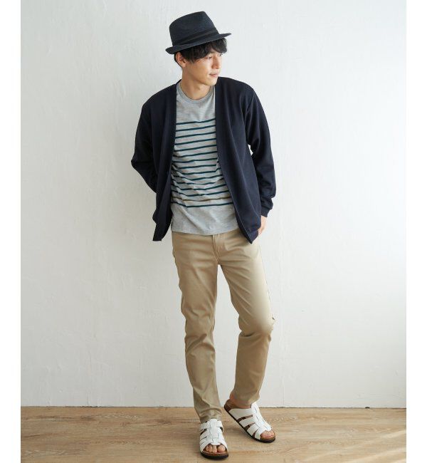 ikka「パイナップルワンボタンカーデ」|カーディガン|