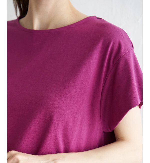 ikka「Aライン裾切り替えカットソー」|その他|