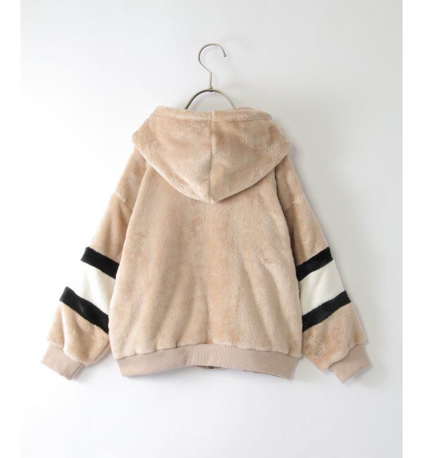 ikka kids「ボアフリース袖切り替えパーカー（120~160cm）」|その他|