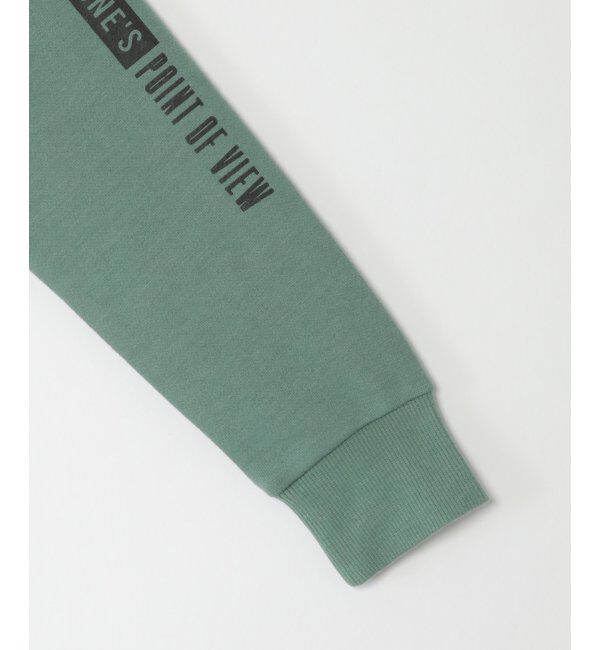 ikka kids「チビハイネック袖ロゴトレーナー（120~160cm）」|Tシャツ・カットソー|