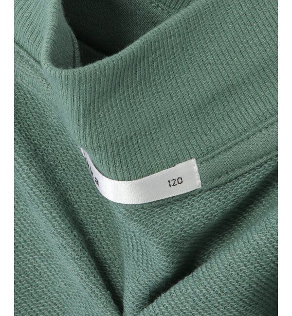 ikka kids「チビハイネック袖ロゴトレーナー（120~160cm）」|Tシャツ・カットソー|