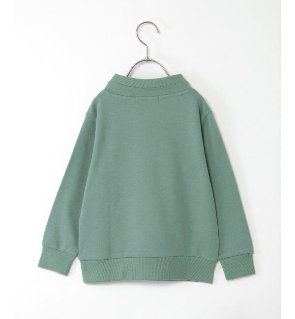 ikka kids「チビハイネック袖ロゴトレーナー（120~160cm）」|Tシャツ・カットソー|