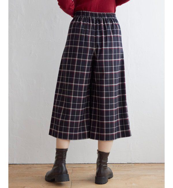 IKKA LOUNGE「スカートフウチェックパンツ」|その他|