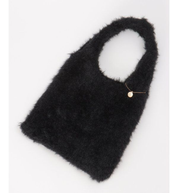 ikka「ふわふわニットクリテトートバッグ」|その他|