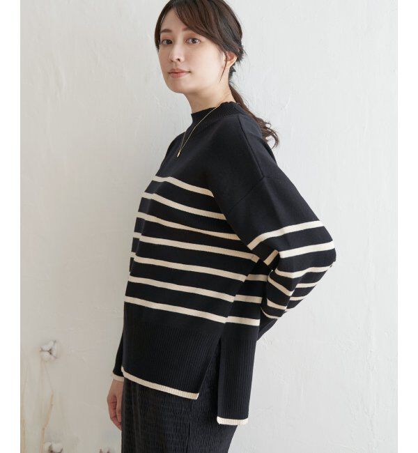 ikka「【雑誌InRed12月号掲載】【親子おそろい】クリーミーサイドスリットプルオーバー」|プルオーバー|