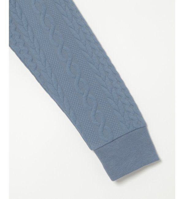 ikka「ふくれジャカードクルーネックプルオーバー」|パーカー|