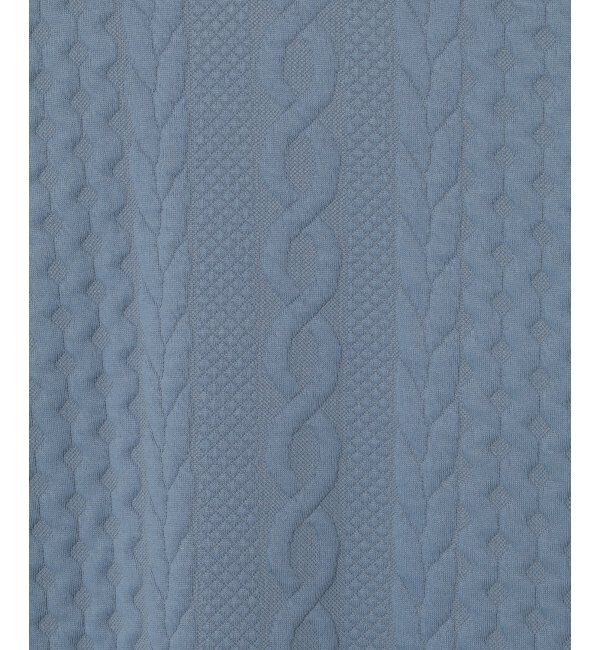 ikka「ふくれジャカードクルーネックプルオーバー」|パーカー|