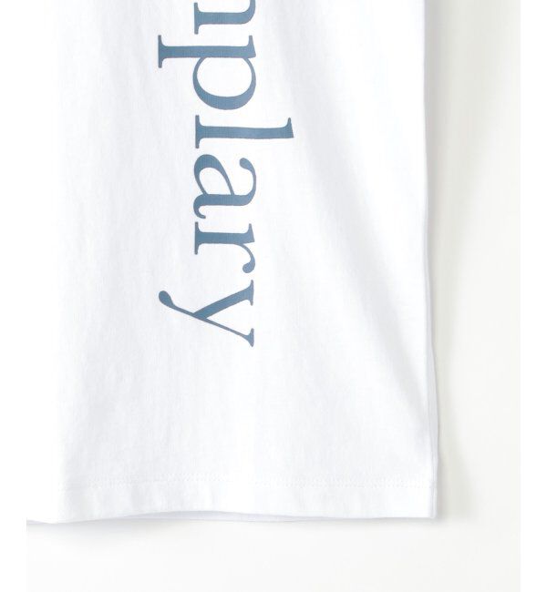 ikka kids「縦ロゴプリントロングTシャツ（120~160cm）」|Tシャツ・カットソー|