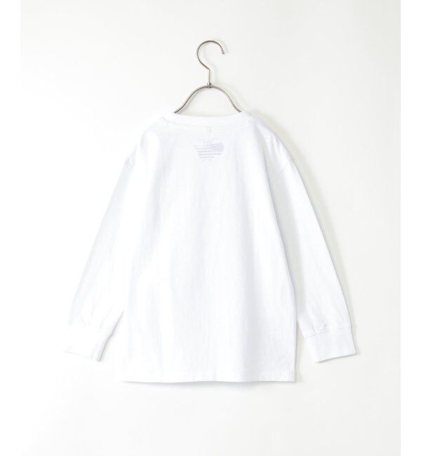 ikka kids「縦ロゴプリントロングTシャツ（120~160cm）」|Tシャツ・カットソー|