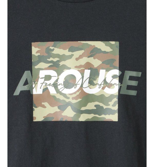 ikka kids「カモ柄袖レイヤーロンTシャツ（120~160cm）」|Tシャツ・カットソー|