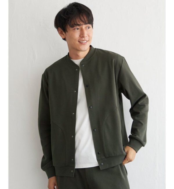 ikka「テックストレッチボタンカーディガン」|カーディガン|