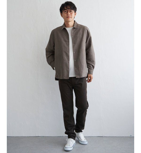 ikka「【親子おそろい】フェイクスエードシャウター」|シャツ・ブラウス|