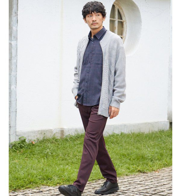 ikka「イージーケアフランネルチェックシャツ」|シャツ・ブラウス|