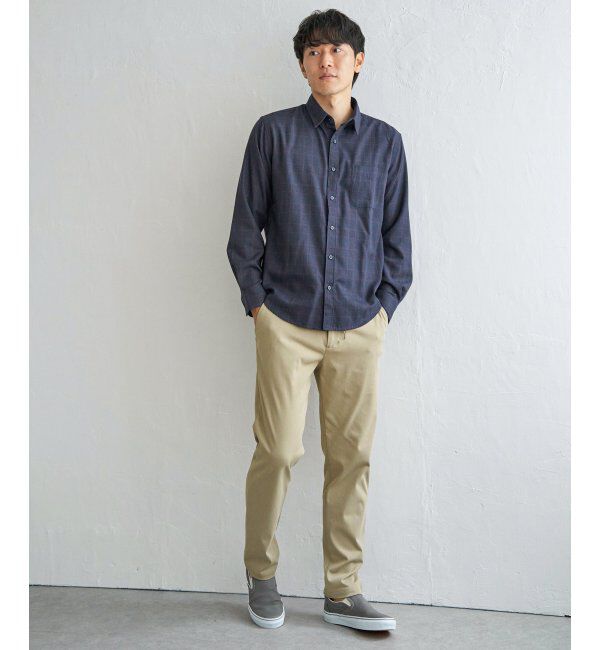 ikka「イージーケアフランネルチェックシャツ」|シャツ・ブラウス|