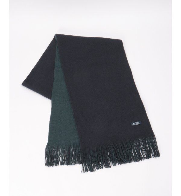 ikka「【抗菌防臭】リバーシブルマフラー」|マフラー|ネイビーブルー