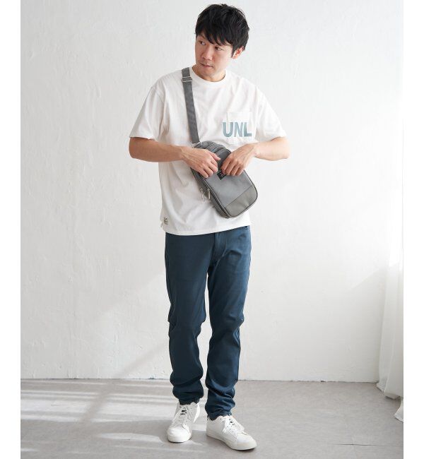 ikka「URBAN NATURE LIFE アーバンネイチャーライフ ロゴプリントポケTシャツ」|Tシャツ・カットソー|