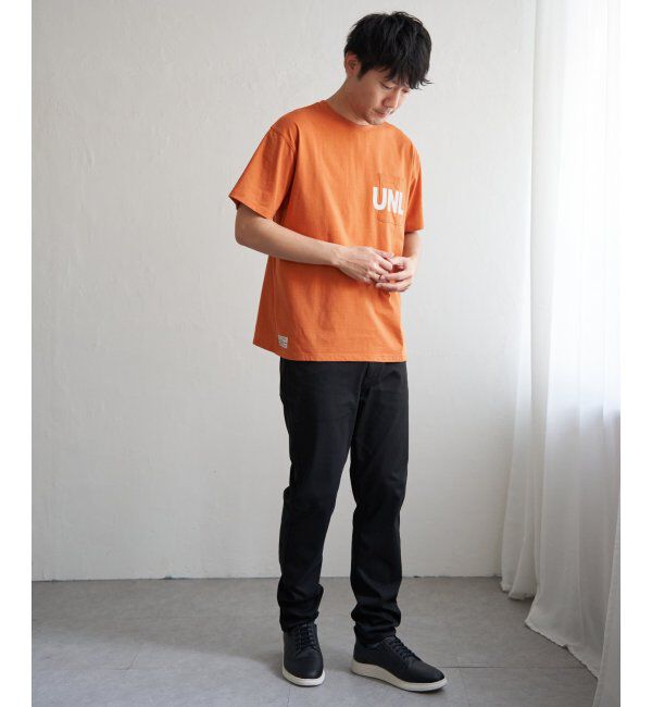 ikka「URBAN NATURE LIFE アーバンネイチャーライフ ロゴプリントポケTシャツ」|Tシャツ・カットソー|