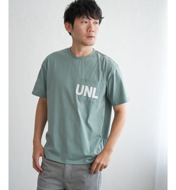 ikka「URBAN NATURE LIFE アーバンネイチャーライフ ロゴプリントポケTシャツ」|Tシャツ・カットソー|