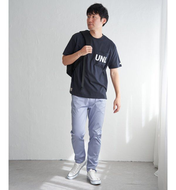 ikka「URBAN NATURE LIFE アーバンネイチャーライフ ロゴプリントポケTシャツ」|Tシャツ・カットソー|