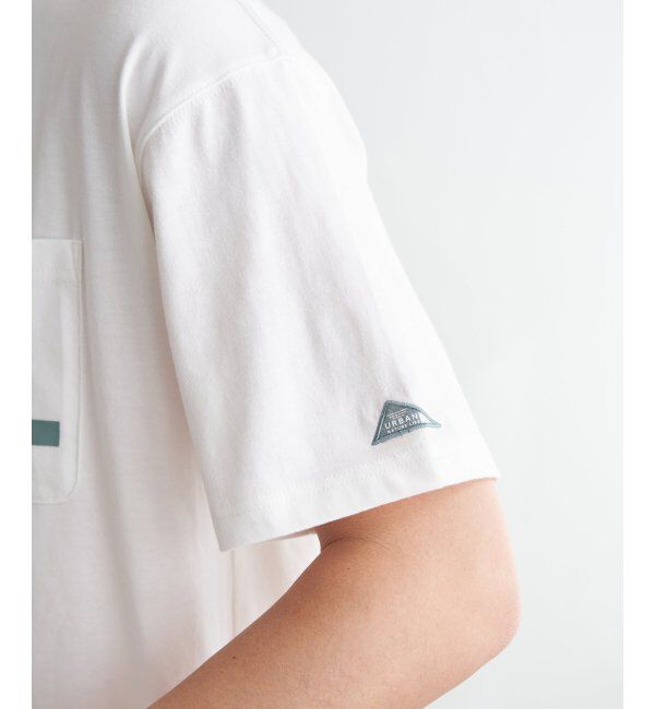 ikka「URBAN NATURE LIFE アーバンネイチャーライフ ロゴプリントポケTシャツ」|Tシャツ・カットソー|