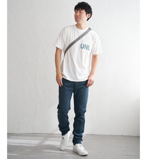 ikka「URBAN NATURE LIFE アーバンネイチャーライフ ロゴプリントポケTシャツ」|Tシャツ・カットソー|