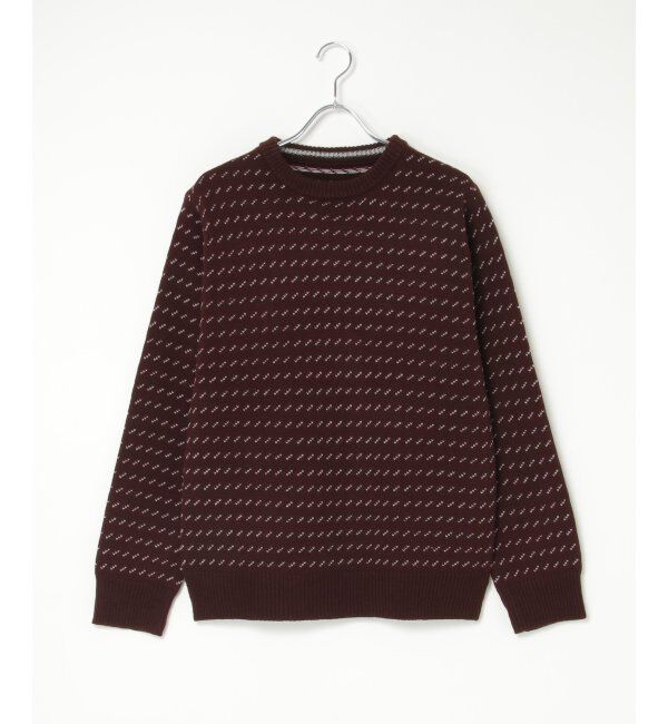 ikka「カラーバーズアイニット」|プルオーバー|