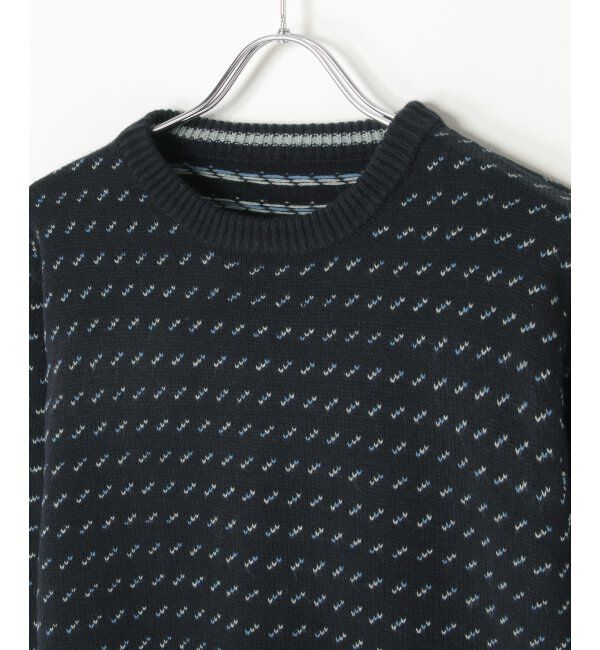 ikka「カラーバーズアイニット」|プルオーバー|