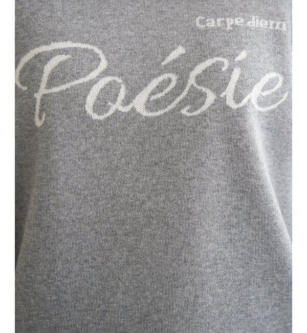 ikka「【親子コーデ】コットンMIXジャガードロゴプルオーバー」|プルオーバー|