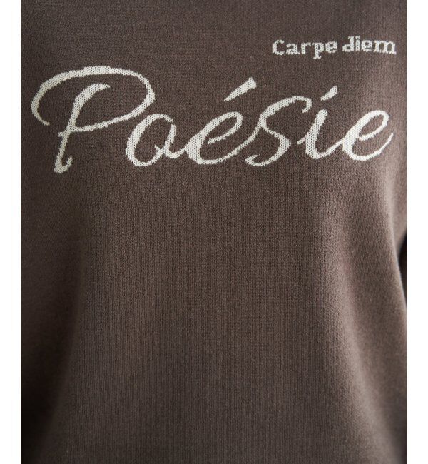 ikka「【親子コーデ】コットンMIXジャガードロゴプルオーバー」|プルオーバー|