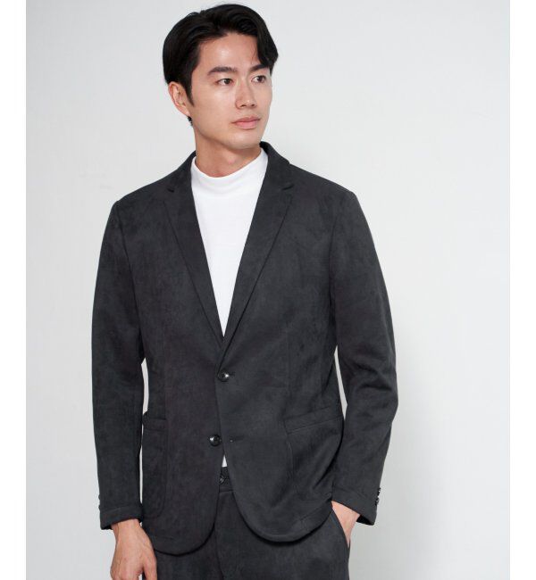 IKKA LOUNGE「GOKUラクワークスエードライクJKT」|テーラードジャケット|