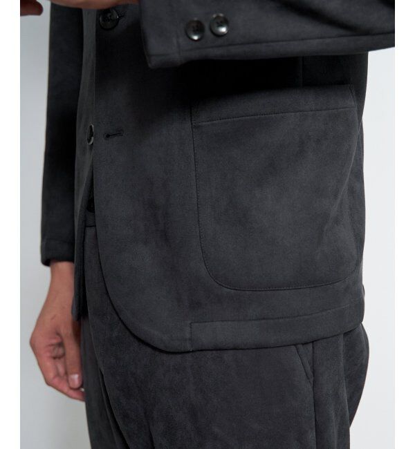 IKKA LOUNGE「GOKUラクワークスエードライクJKT」|テーラードジャケット|