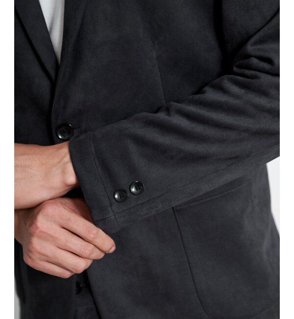 IKKA LOUNGE「GOKUラクワークスエードライクJKT」|テーラードジャケット|