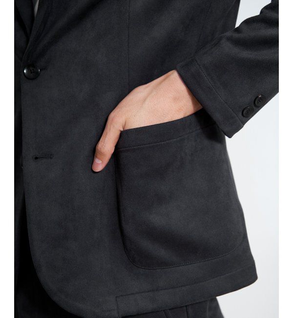 IKKA LOUNGE「GOKUラクワークスエードライクJKT」|テーラードジャケット|