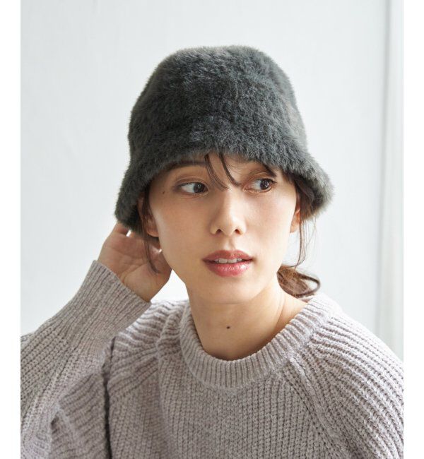 ikka「シャギーハット」|その他|チャコール