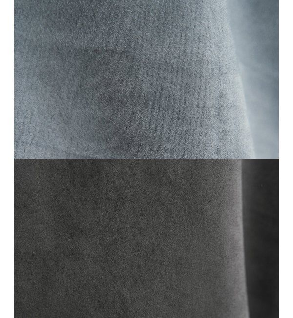 ikka「GOKU楽スエードハーフジップパーカ」|パーカー|