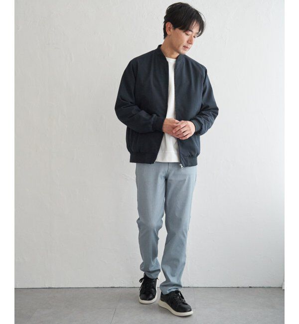 ikka「2wayライナー付きリブブルゾン」|ブルゾン・スタジャン|