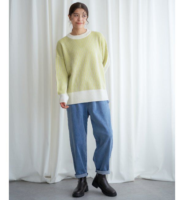 Lbc with Life「ストライプ柄アソートニットプルオーバー」|カーディガン|