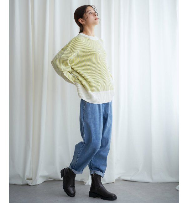 Lbc with Life「ストライプ柄アソートニットプルオーバー」|カーディガン|