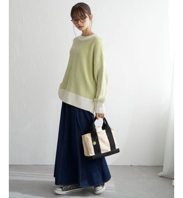 Lbc with Life「ストライプ柄アソートニットプルオーバー」|カーディガン|