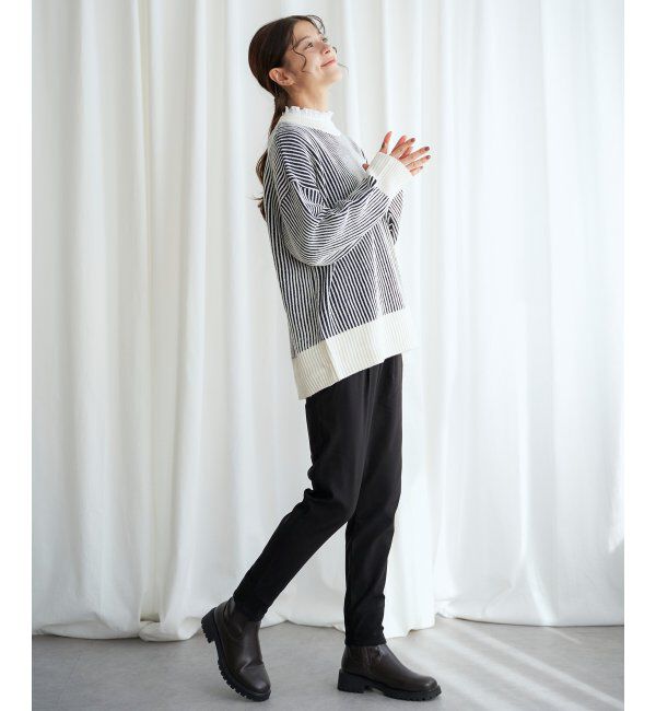 Lbc with Life「ストライプ柄アソートニットプルオーバー」|カーディガン|