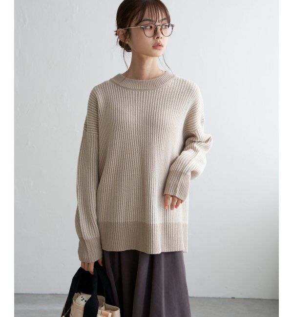 Lbc with Life「ストライプ柄アソートニットプルオーバー」|カーディガン|