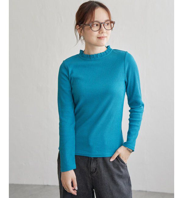 Lbc with Life「サンカクテレコエリフリルロンＴ」|Tシャツ・カットソー|