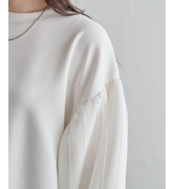 Lbc with Life「ポンチ袖チュールレイヤープルオーバー」|その他|