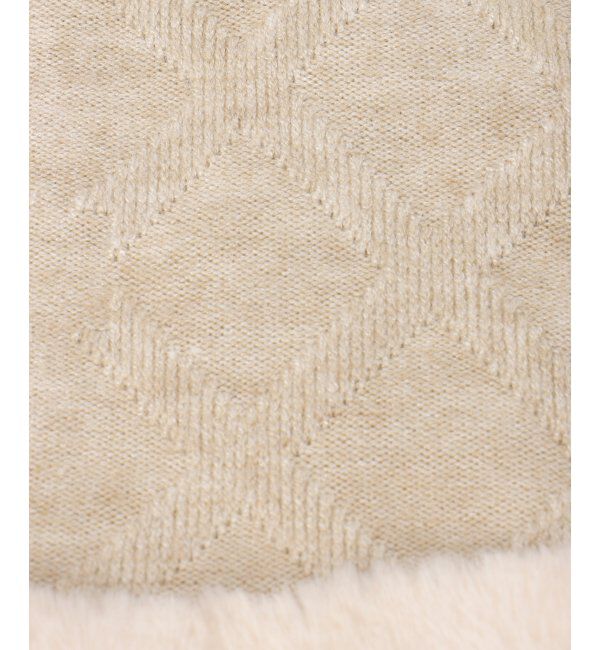 Lbc with Life「格子柄ファー付きグローブ」|手袋|