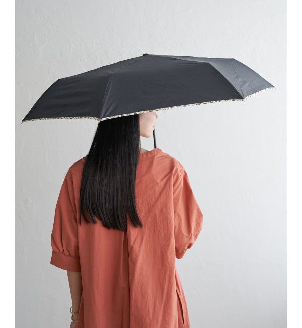 Lbc with Life「Wpc. 遮光アニマルパイピング ミニ 折りたたみ傘 日傘」|傘|