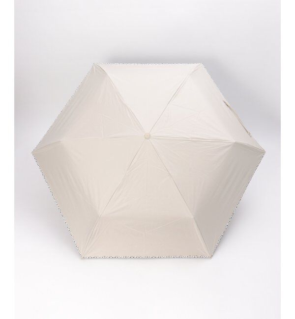 Lbc with Life「Wpc. 遮光アニマルパイピング ミニ 折りたたみ傘 日傘」|傘|