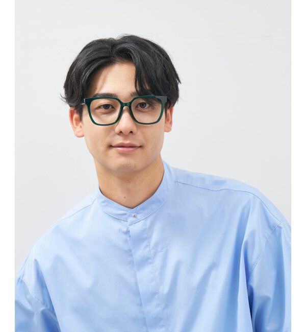  「ウェリントン型 メガネ│プラスチックフレーム│大きめ 小顔効果 ビッグシェイプ｜ レンズ交換券付」|メガネ|