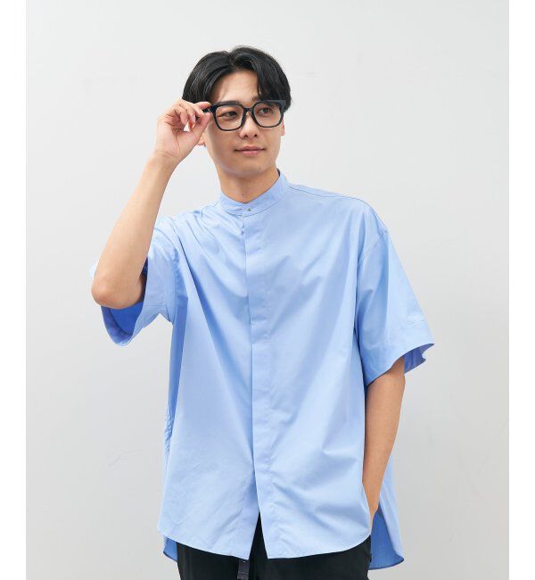  「ウェリントン型 メガネ│プラスチックフレーム│大きめ 小顔効果 ビッグシェイプ｜ レンズ交換券付」|メガネ|濃ブルー