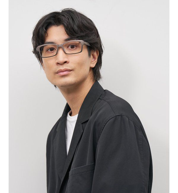  「ウェリントン型メガネ｜ビジネス｜Zoff｜SMART REGULAR CALRO レンズ交換券付」|メガネ|