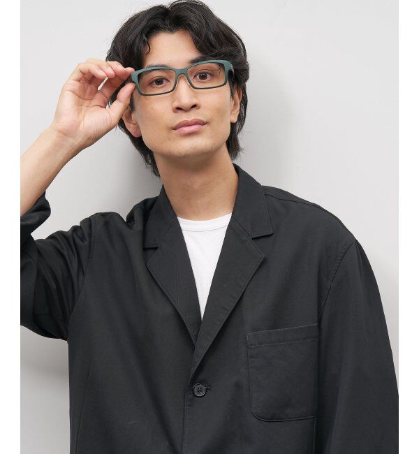  「ウェリントン型メガネ｜ビジネス｜Zoff｜SMART REGULAR CALRO レンズ交換券付」|メガネ|